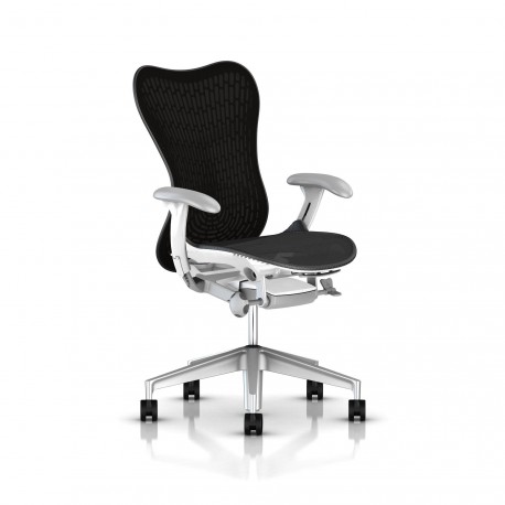 Fauteuil de bureau Mirra 2 Herman Miller H-Alloy Studio White / Butterfly Graphite