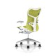Fauteuil Mirra 2 Herman Miller H-Alloy Studio White / Butterfly Lime Green