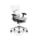Fauteuil Mirra 2 Herman Miller Alu Semi Poli Graphite / Triflex Studio White