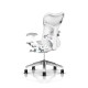 Fauteuil Mirra 2 Herman Miller Alu Semi Poli - White / Triflex Studio White