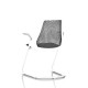 Sayl Side Chair Herman Miller Studio White / Dossier Suspension Slate Grey / Assise Tissu Krabi