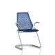 Sayl Side Chair Herman Miller Chrome / Dossier Suspension Berry Blue / Assise Tissu Scuba