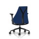 Fauteuil de bureau Sayl Herman Miller Noir / Dossier Et Assise Tissu Bleu Costa