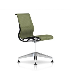 Siège Setu Herman Miller H-Alloy / Structure Graphite / Lyris Chartreuse