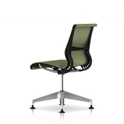 Siège Setu Herman Miller H-Alloy / Structure Graphite / Lyris Chartreuse