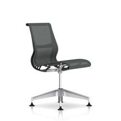 Siège Setu Herman Miller H-Alloy / Structure Slate Grey / Lyris Slate Grey