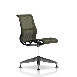 Siège Setu Herman Miller Graphite / Structure Graphite / Lyris Rattan
