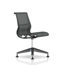 Siège Setu Herman Miller Graphite / Structure Slate Grey / Lyris Slate Grey