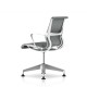 Fauteuil visiteur Setu Herman Miller H-Alloy / Structure Studio White / Lyris Alpine