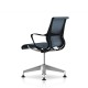 Chaise de réunion Setu Herman Miller H-Alloy / Structure Graphite / Lyris Berry Blue