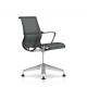 Chaise de réunion Setu Herman Miller H-Alloy / Structure Slate Grey / Lyris Slate Grey