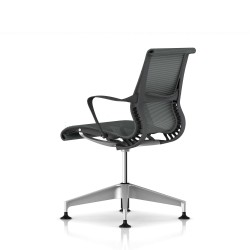 Fauteuil Setu Herman Miller H-Alloy / Structure Slate Grey / Lyris Slate Grey