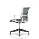 Chaise de réunion Setu Herman Miller Graphite / Structure Studio White / Lyris Alpine