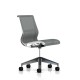 Chaise de réunion Setu Herman Miller Graphite / Structure Studio White / Lyris Alpine