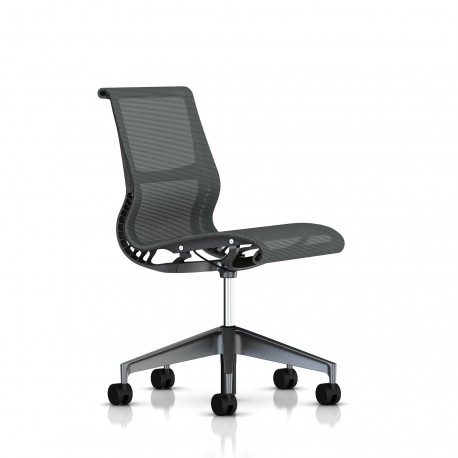 Siege Setu Herman Miller Graphite / Structure Slate Grey / Lyris Slate Grey