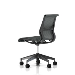 Chaise de réunion Herman Miller Graphite / Structure Slate Grey / Lyris Slate Grey