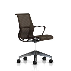 Fauteuil Setu Herman Miller Graphite / Structure Java / Lyris Java