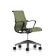 Chaise de réunion Setu Herman Miller Graphite / Structure Graphite / Lyris Chartreuse