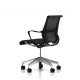 Chaise de réunion Setu Herman Miller Alu Semi Poli / Structure Graphite / Lyris Graphite