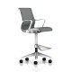 Fauteuil Setu Stool Herman Miller H-Alloy / Structure Studio White / Lyris Alpine