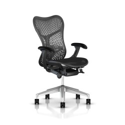 Fauteuil Mirra 2 Herman Miller H-Alloy Graphite / Triflex Graphite