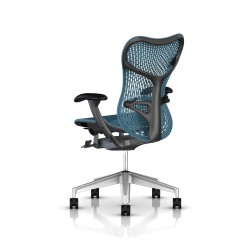 Fauteuil de bureau Mirra 2 Herman Miller H-Alloy Graphite / Triflex Dark Turquoise