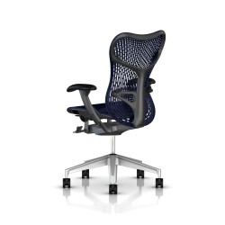 Fauteuil de bureau Mirra 2 Herman Miller H-Alloy Graphite / Triflex Twilight