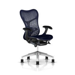 Fauteuil de bureau Mirra 2 Herman Miller H-Alloy Graphite / Triflex Twilight