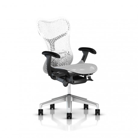 Fauteuil Mirra 2 Herman Miller H-Alloy Graphite / Triflex Studio White