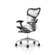 Fauteuil de bureau Mirra 2 Herman Miller H-Alloy Graphite / Triflex Studio White