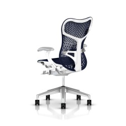 Fauteuil Mirra 2 Herman Miller H-Alloy Studio White / Triflex Twilight