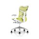 Fauteuil Mirra 2 Herman Miller H-Alloy Studio White / Triflex Lime Green