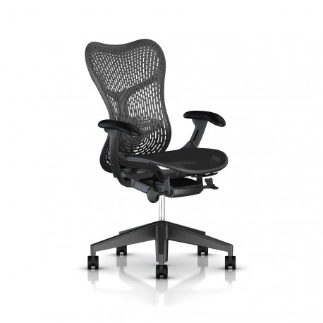 Fauteuil de bureau Mirra 2 Herman Miller Graphite / Triflex Graphite