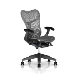 Fauteuil de bureau Mirra 2 Herman Miller Graphite / Triflex Slate Grey