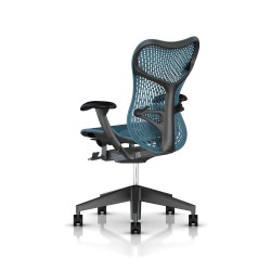 Fauteuil de bureau Mirra 2 Herman Miller Graphite / Triflex Dark Turquoise