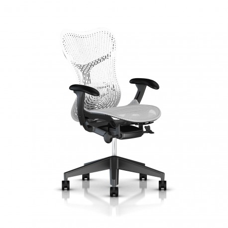 Fauteuil de bureau Mirra 2 Herman Miller Graphite / Triflex Studio White