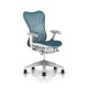 Fauteuil de bureau Mirra 2 Herman Miller Fog Studio White / Triflex Dark Turquoise