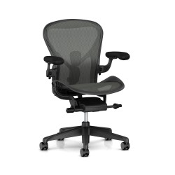 Siège de bureau Aeron 2 Herman Miller - Graphite / Dual Posture Fit