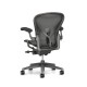 Siège de bureau Aeron 2 Herman Miller - Carbon / Dual Posture Fit