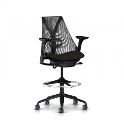 Chaise de bureau haute Sayl Stool Herman Miller - Graphite