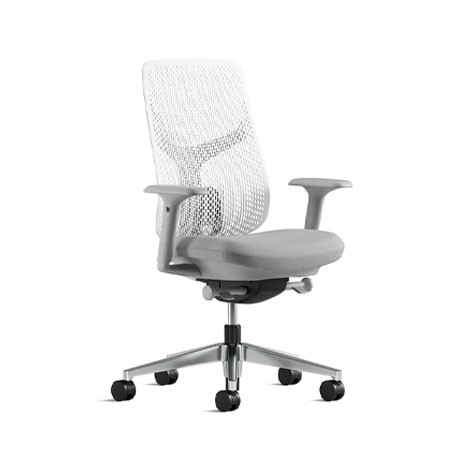 Verus Triflex - Alu poli - Minéral / Studio White / Storm - Herman Miller