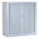 Armoire basse métallique - H100 x L120 x P43 cm