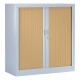 Armoire basse métallique - H100 x L120 x P43 cm