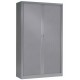 Armoire haute métallique à rideaux