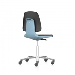 Chaise de laboratoire LABSIT 9123 sur roulettes - vérin bas