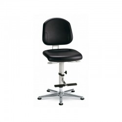 chaise salle blanche contact permanent avec marche pieds intégré modèle PLUS 3 Bimos