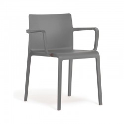 Volt 675 Pedrali - Fauteuil d'extérieur avec accoudoirs