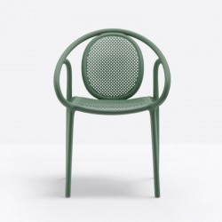 Remind 3735 Pedrali - Fauteuil de terrasse avec accoudoirs