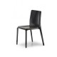 Blitz 640 Pedrali - Chaise en polycarbonate transparente sans accoudoirs