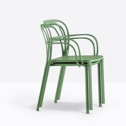 Intrigo 3715 Pedrali - Chaise design d'intérieur et d'extérieur